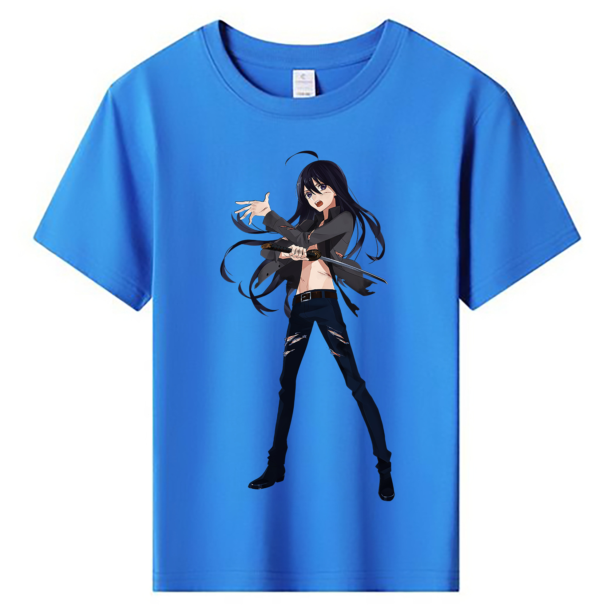 （画像用） 刀剣乱舞 Touken Ranbu 綿100％キッズTシャツ（フロントプリント）